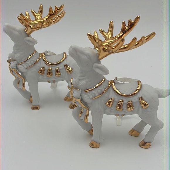 🎄Vintage 2001 TRADITONS Hand Painted Porcelain Ornaments Christmas New - Picture 14 of 14